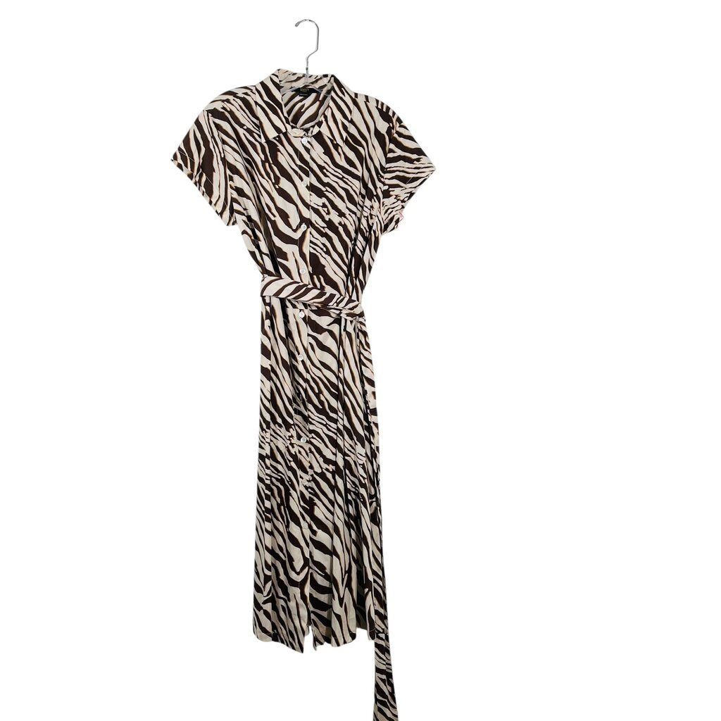 Animal Prt Shirtwaist W/Belt