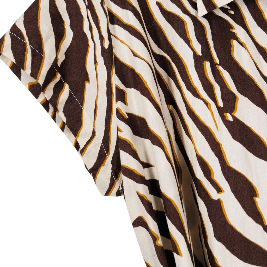 Animal Prt Shirtwaist W/Belt