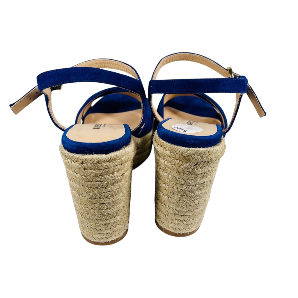 Suede Espadrille Wedge Sandal