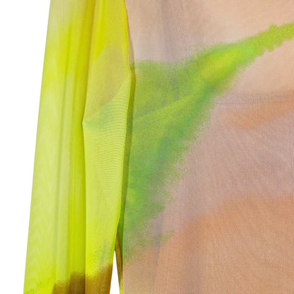 Mesh Print W/Slip