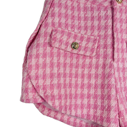 Tweed W/Gold Buttons