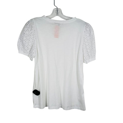 Eyelet Sleeve Tee