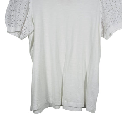 Eyelet Sleeve Tee