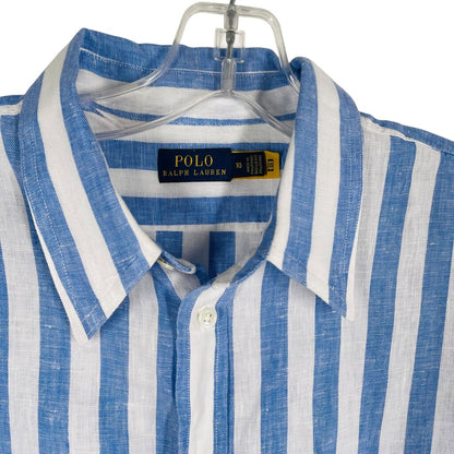 Linen Stripe Campshirt