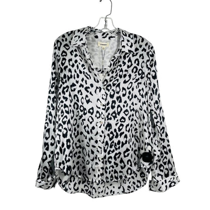 Silk Animal Print Blouse NWT