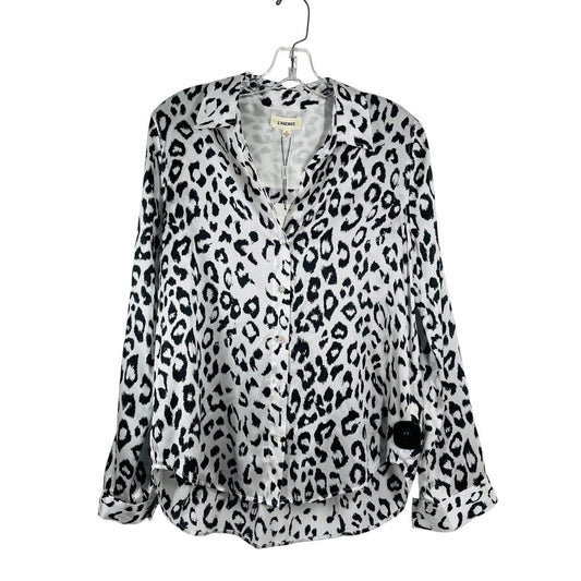 Silk Animal Print Blouse NWT