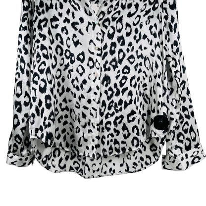 Silk Animal Print Blouse NWT