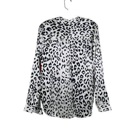 Silk Animal Print Blouse NWT