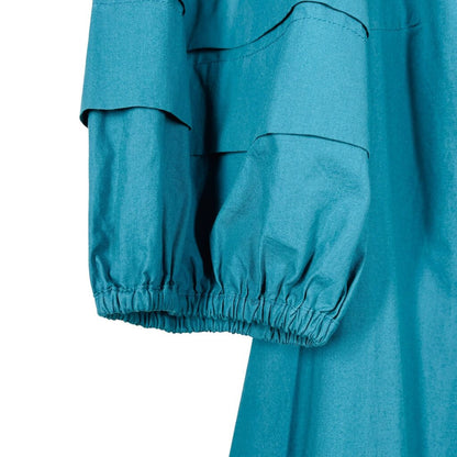 Tiered Vnk Puff Slv Midi