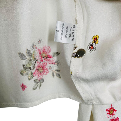 Floral Vnk Mock Wrap