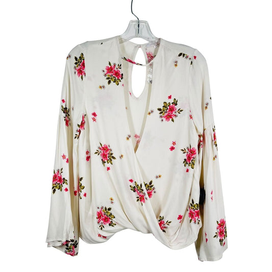 Floral Vnk Mock Wrap