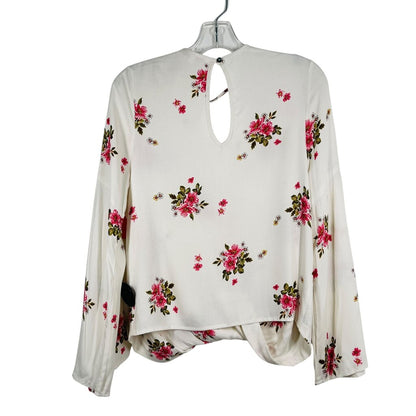 Floral Vnk Mock Wrap
