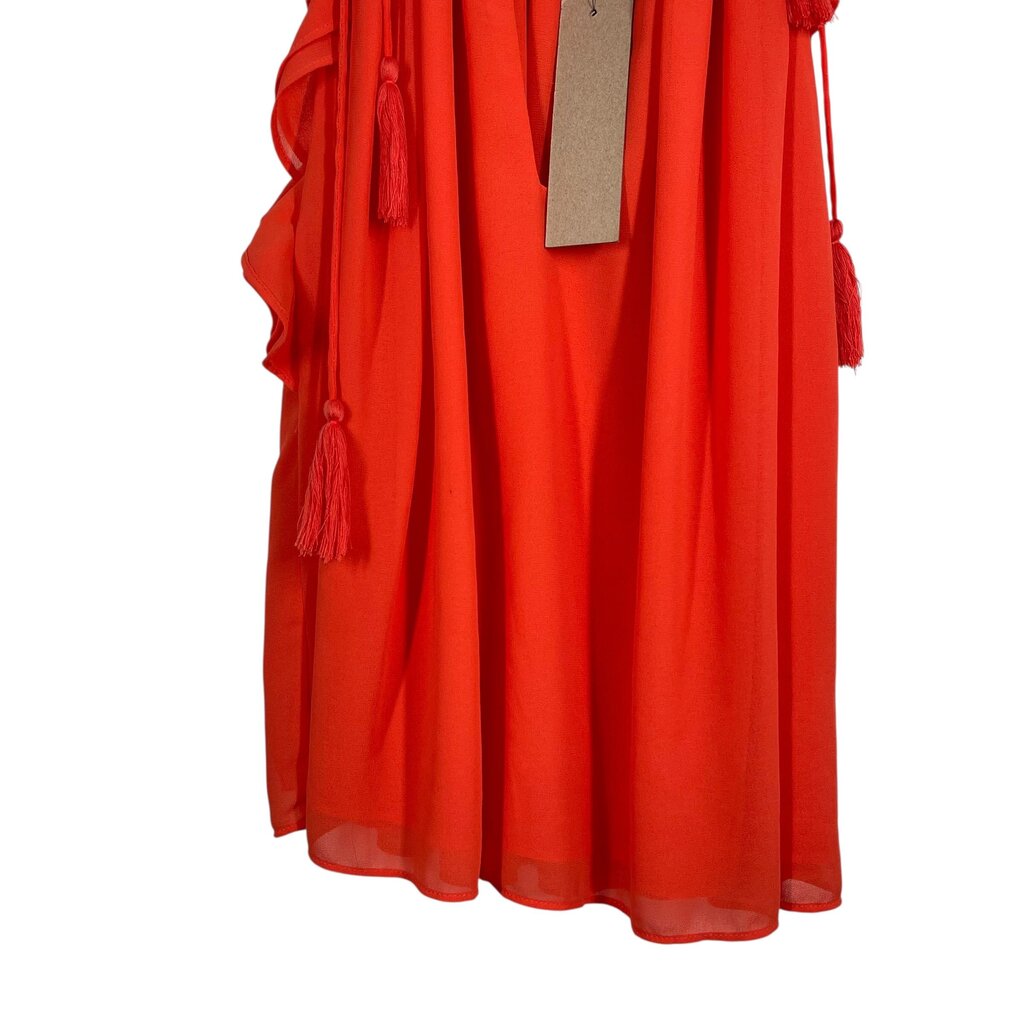 Halter Tie Shoulders W/Ruffles
