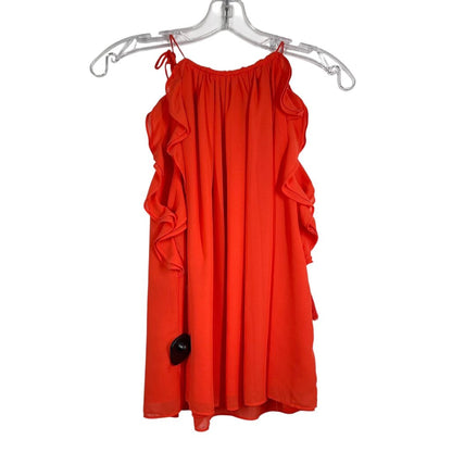 Halter Tie Shoulders W/Ruffles