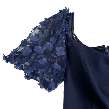 Long Floral/Mesh Slv NWT