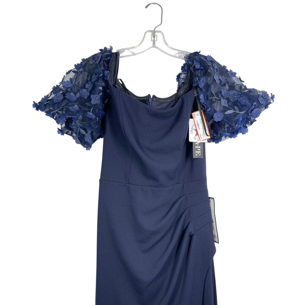 Long Floral/Mesh Slv NWT