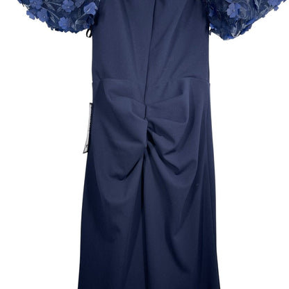 Long Floral/Mesh Slv NWT
