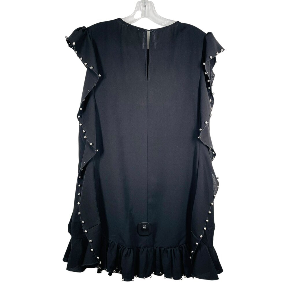 Pearl Trim W/Ruffles