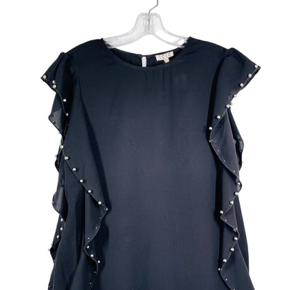 Pearl Trim W/Ruffles