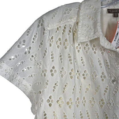 Eyelet S/S Shirtwaist