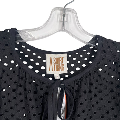 Eyelet Tie Neck
