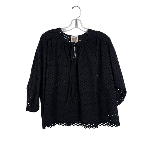 Eyelet Tie Neck