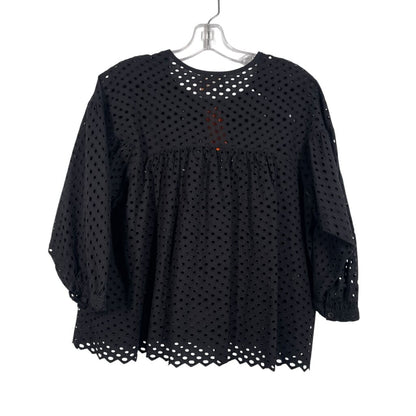Eyelet Tie Neck