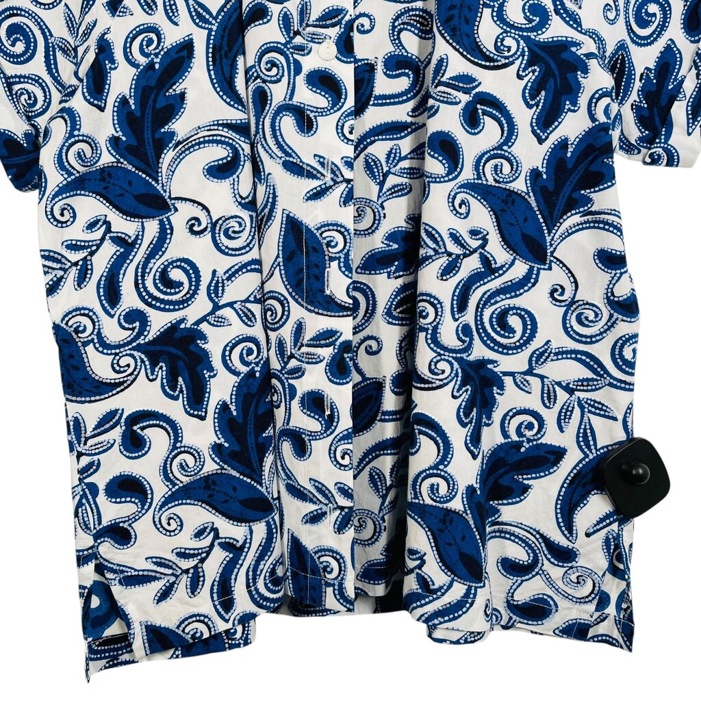 Leaf Print S/S Blouse