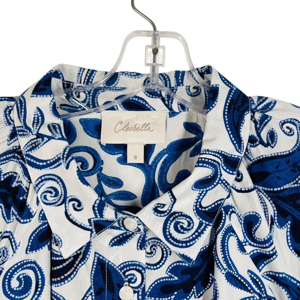 Leaf Print S/S Blouse