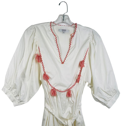 Poplin Vnk W/Tassels/Belt