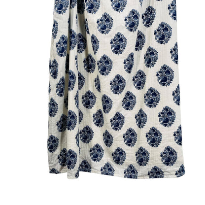 Floral Smocked Sq Nk