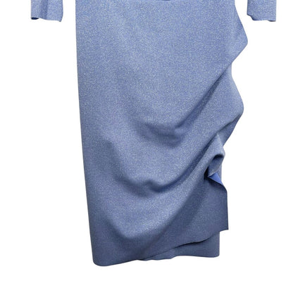 Metallic Cut Out W/Ruffle