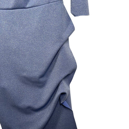 Metallic Cut Out W/Ruffle