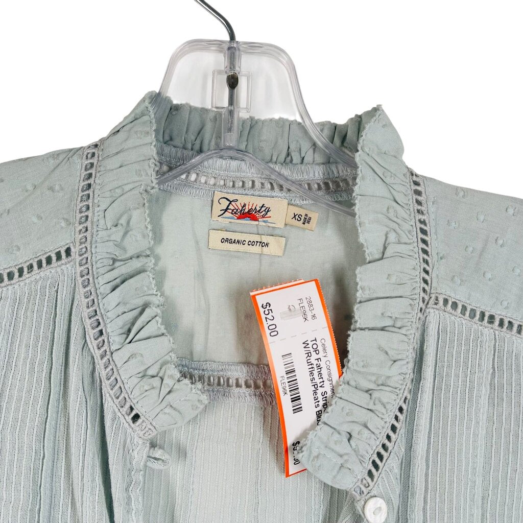 Stripe W/Ruffles/Pleats