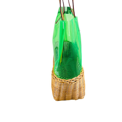 Plastic/Straw Tote
