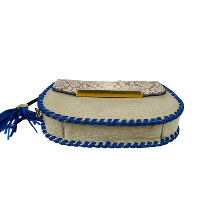 Small Snake/Leather Gold Chain