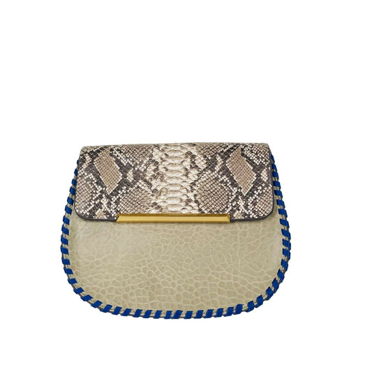 Small Snake/Leather Gold Chain