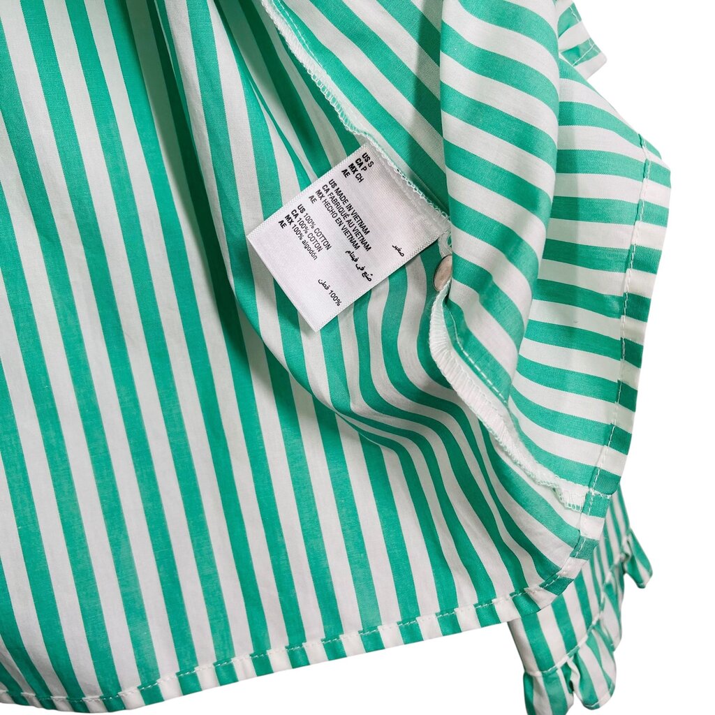 Stripe W/Ruffle Trim