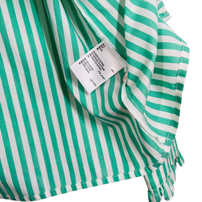 Stripe W/Ruffle Trim