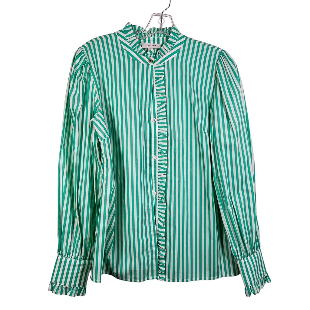 Stripe W/Ruffle Trim