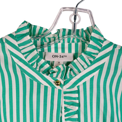 Stripe W/Ruffle Trim