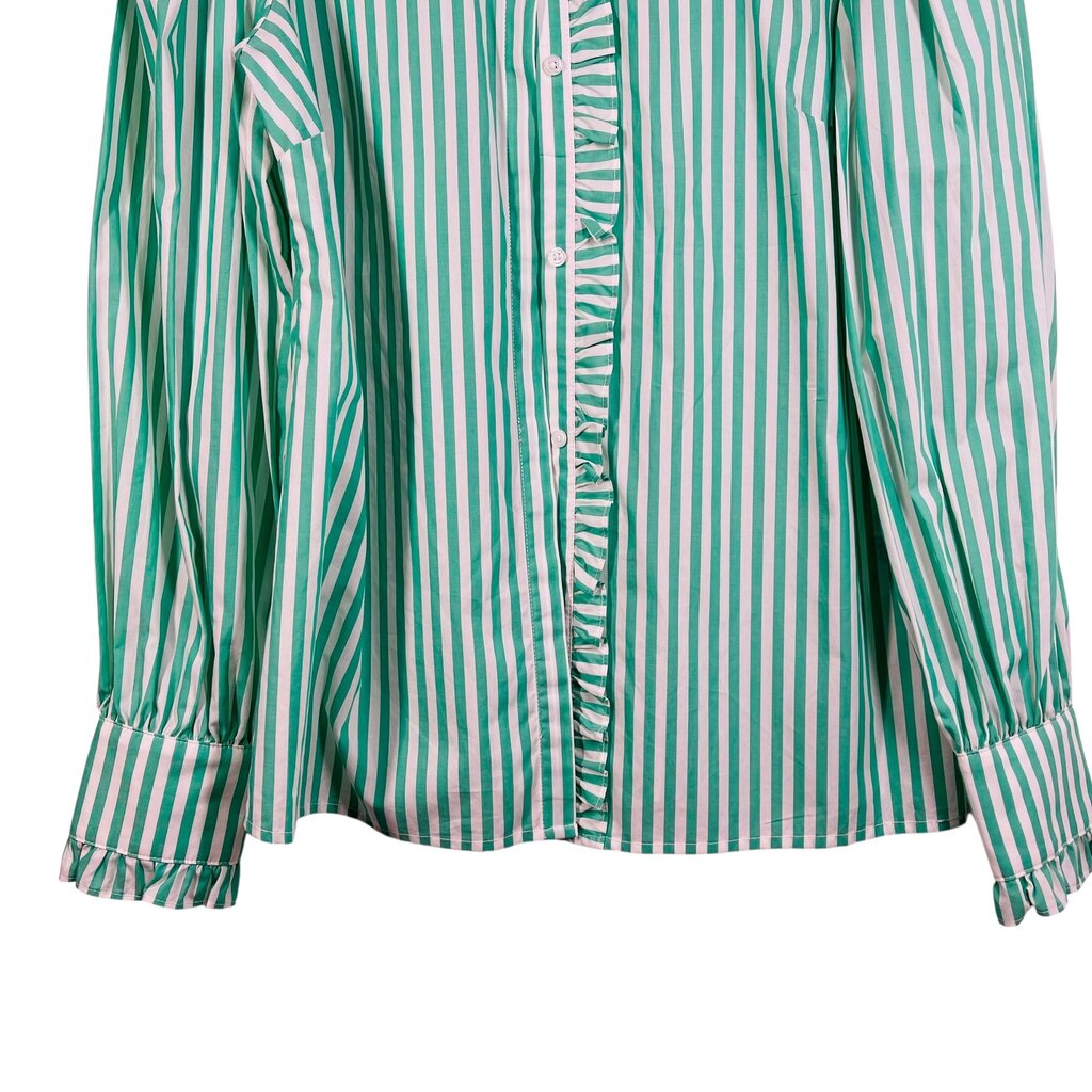 Stripe W/Ruffle Trim