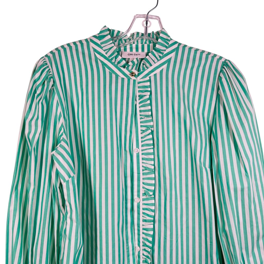 Stripe W/Ruffle Trim