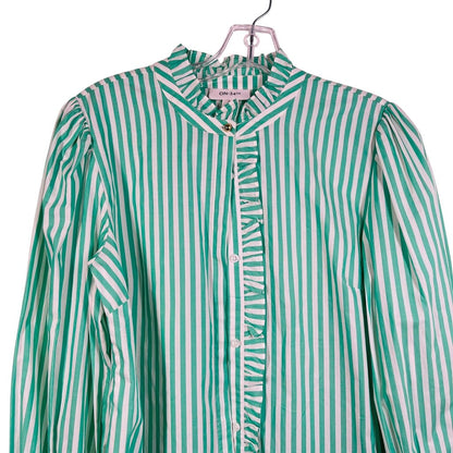Stripe W/Ruffle Trim
