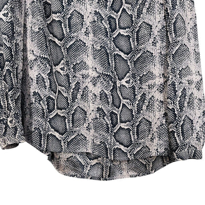 Snake Print Vnk Blouse