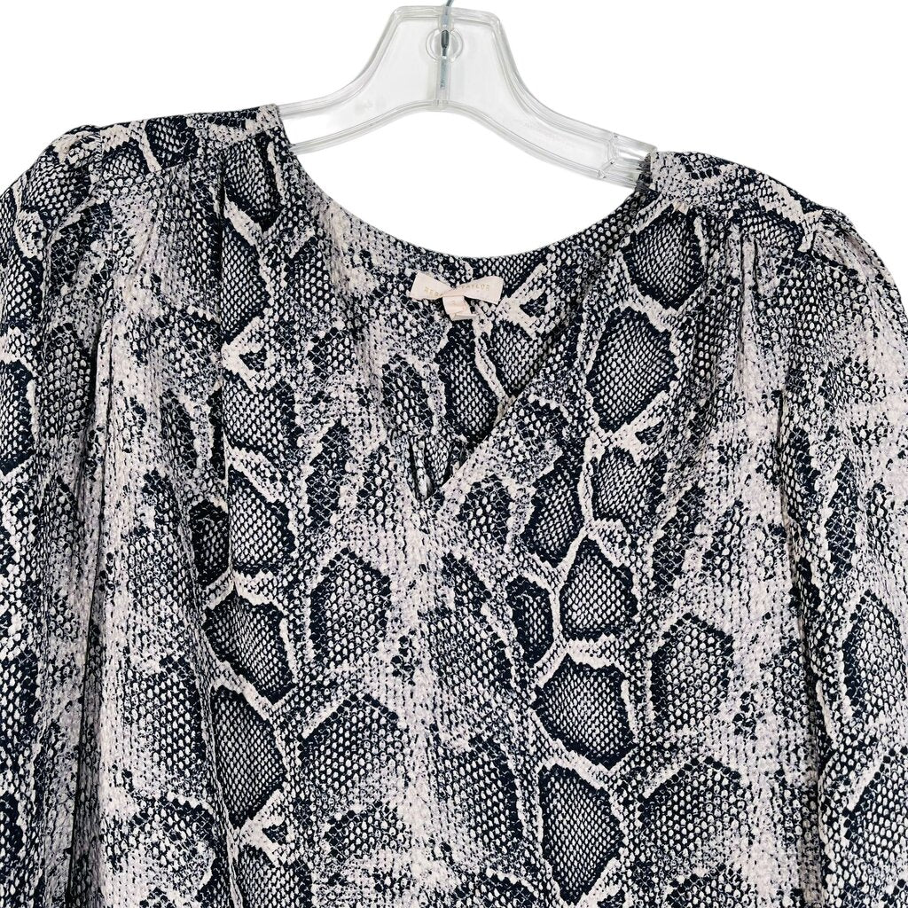 Snake Print Vnk Blouse
