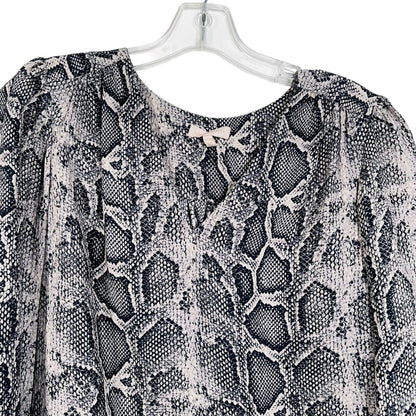 Snake Print Vnk Blouse