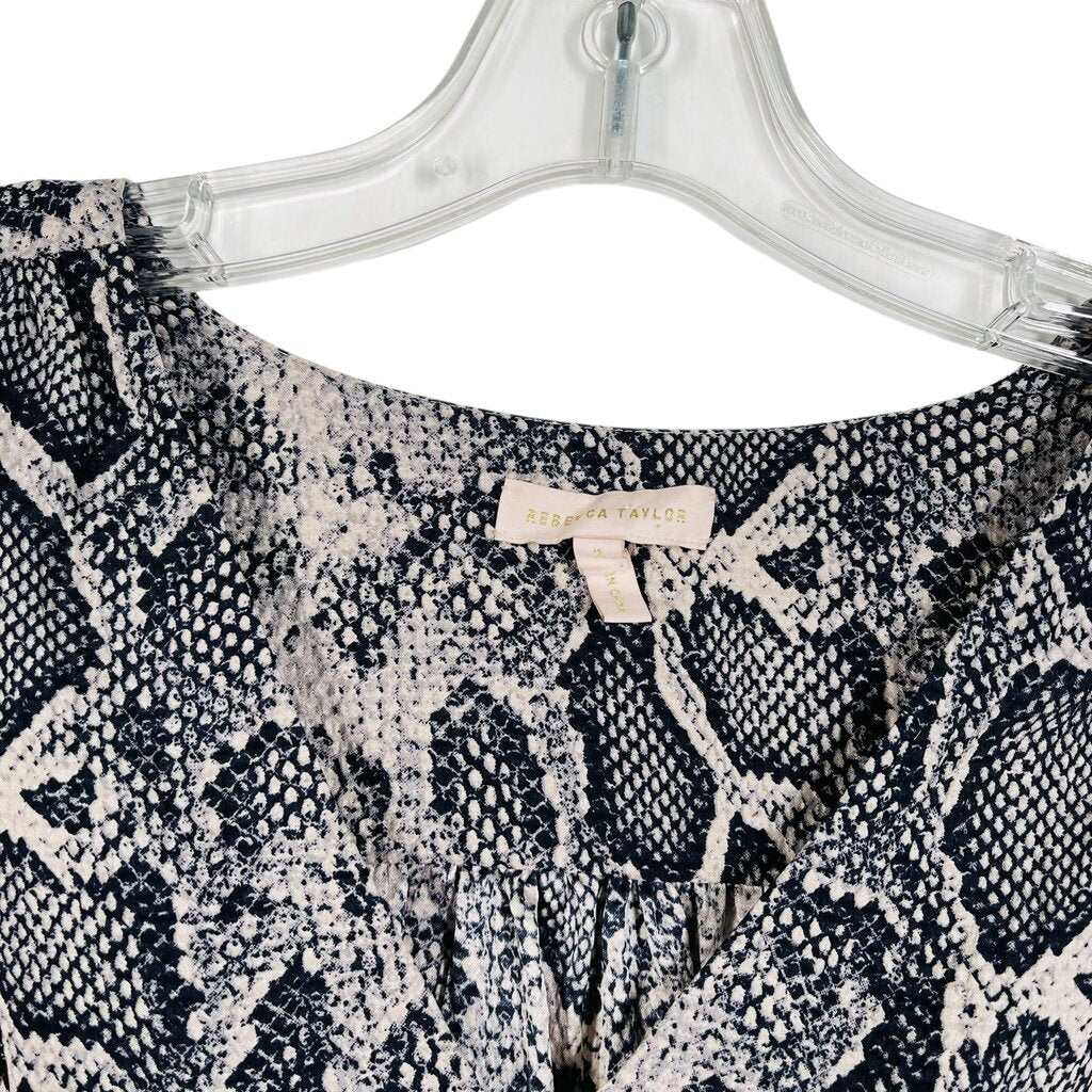 Snake Print Vnk Blouse