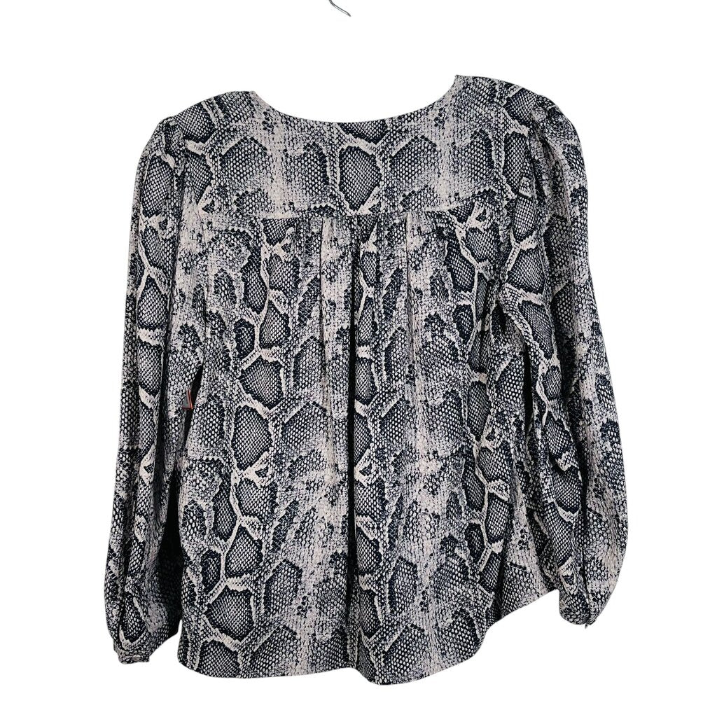 Snake Print Vnk Blouse