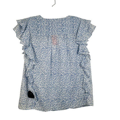 Floral Vnk W/Ruffles